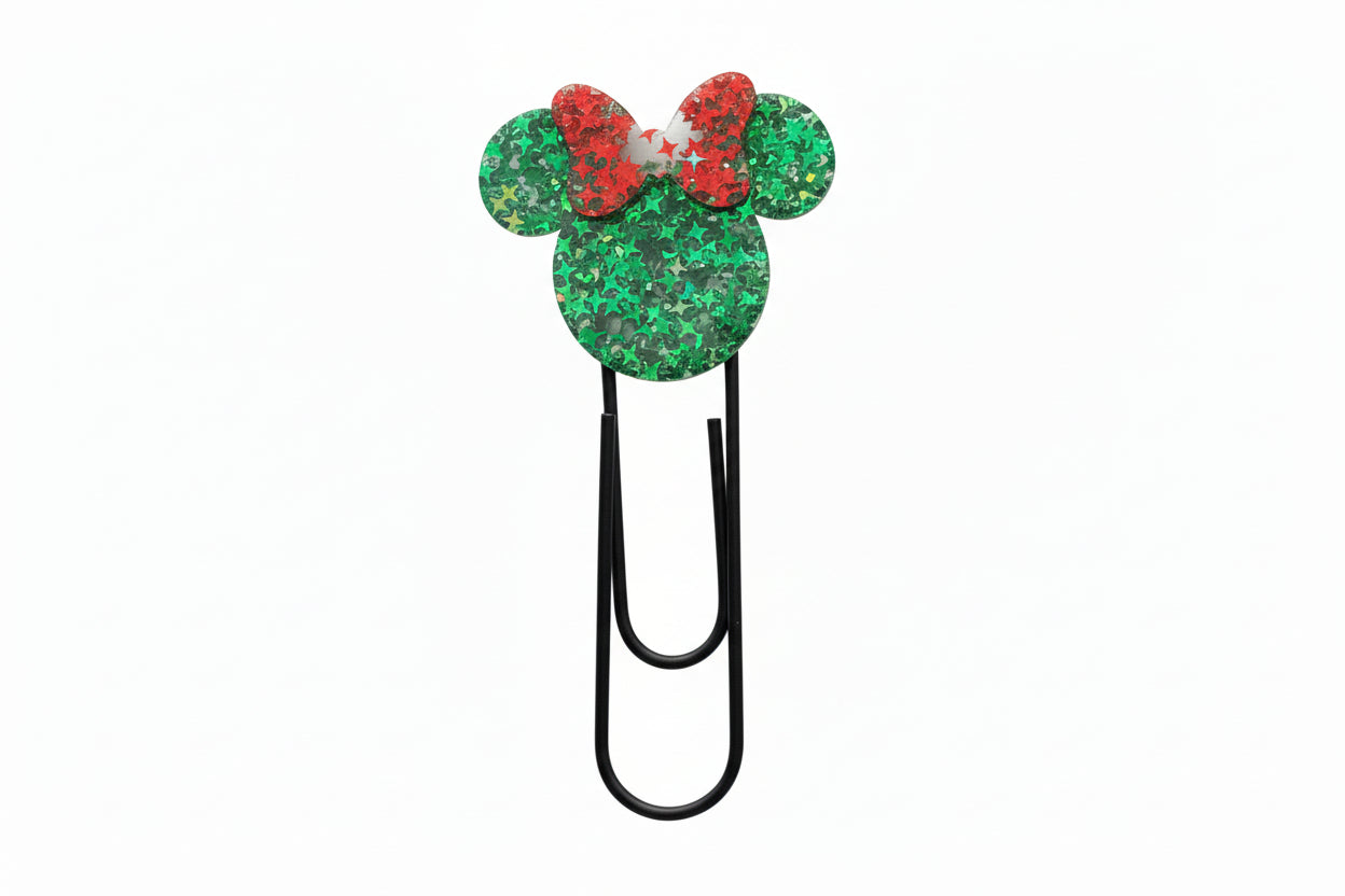 Christmas Minnie Giant Paper Clip
