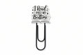 I Read Past My Bedtime Giant Paper Clip