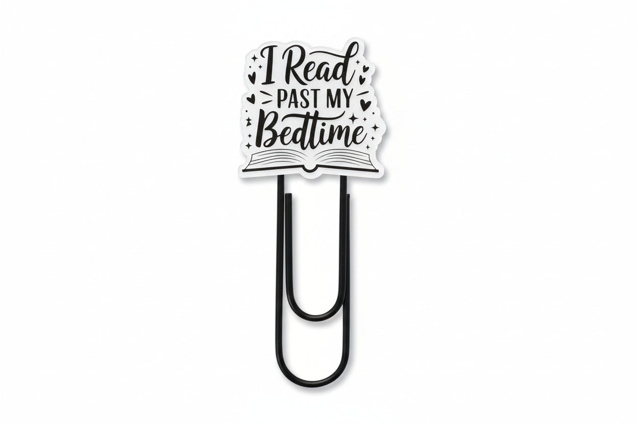I Read Past My Bedtime Giant Paper Clip
