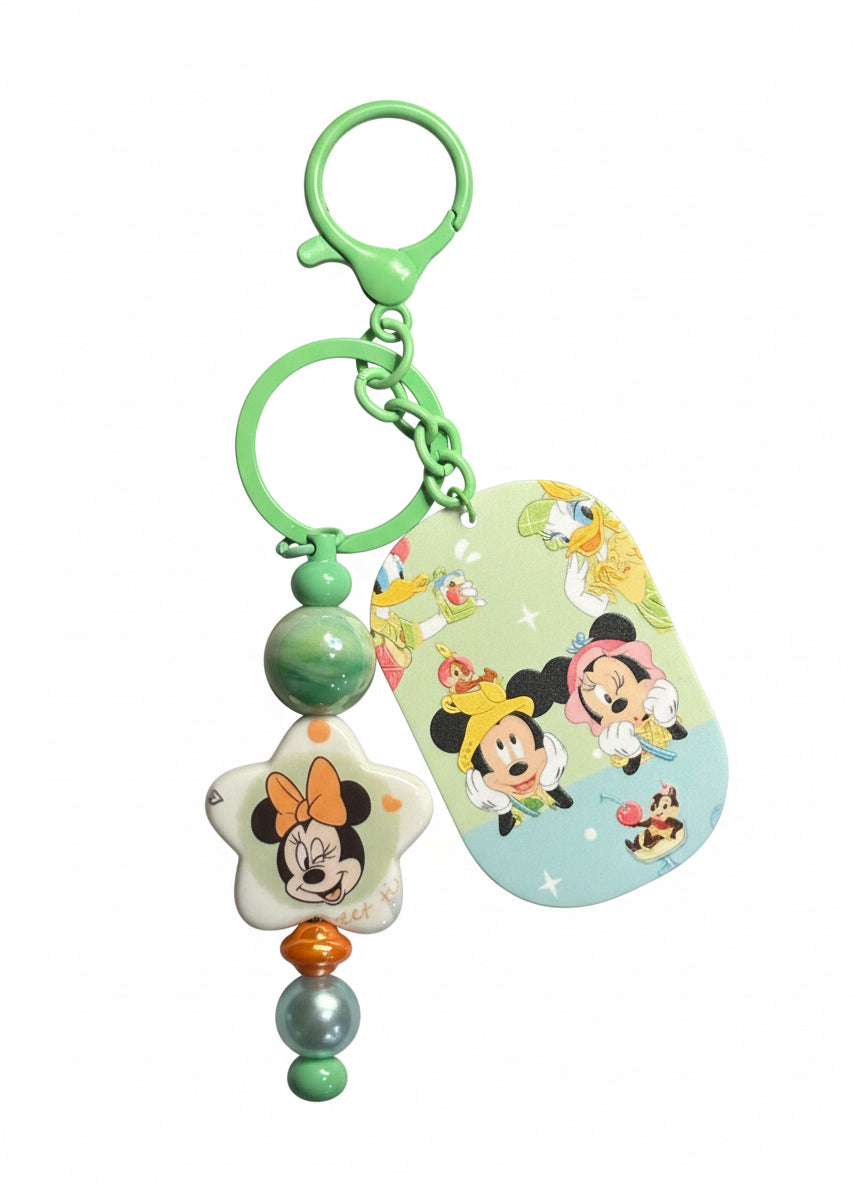Mickey & Minnie Inspired Keychain
