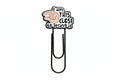 I Am This Close to Losing It Giant Paper Clip