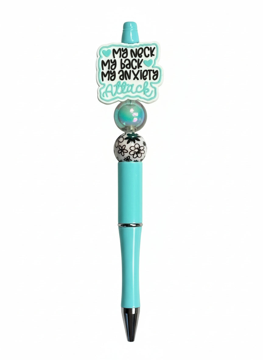 My Neck, My Back, My Anxiety Attack Pen