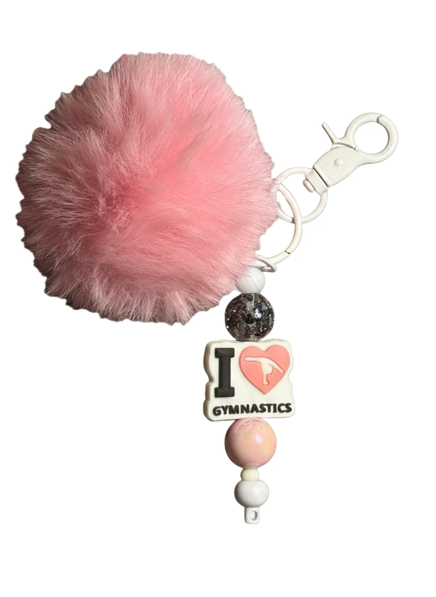 Gymnastics Keychain