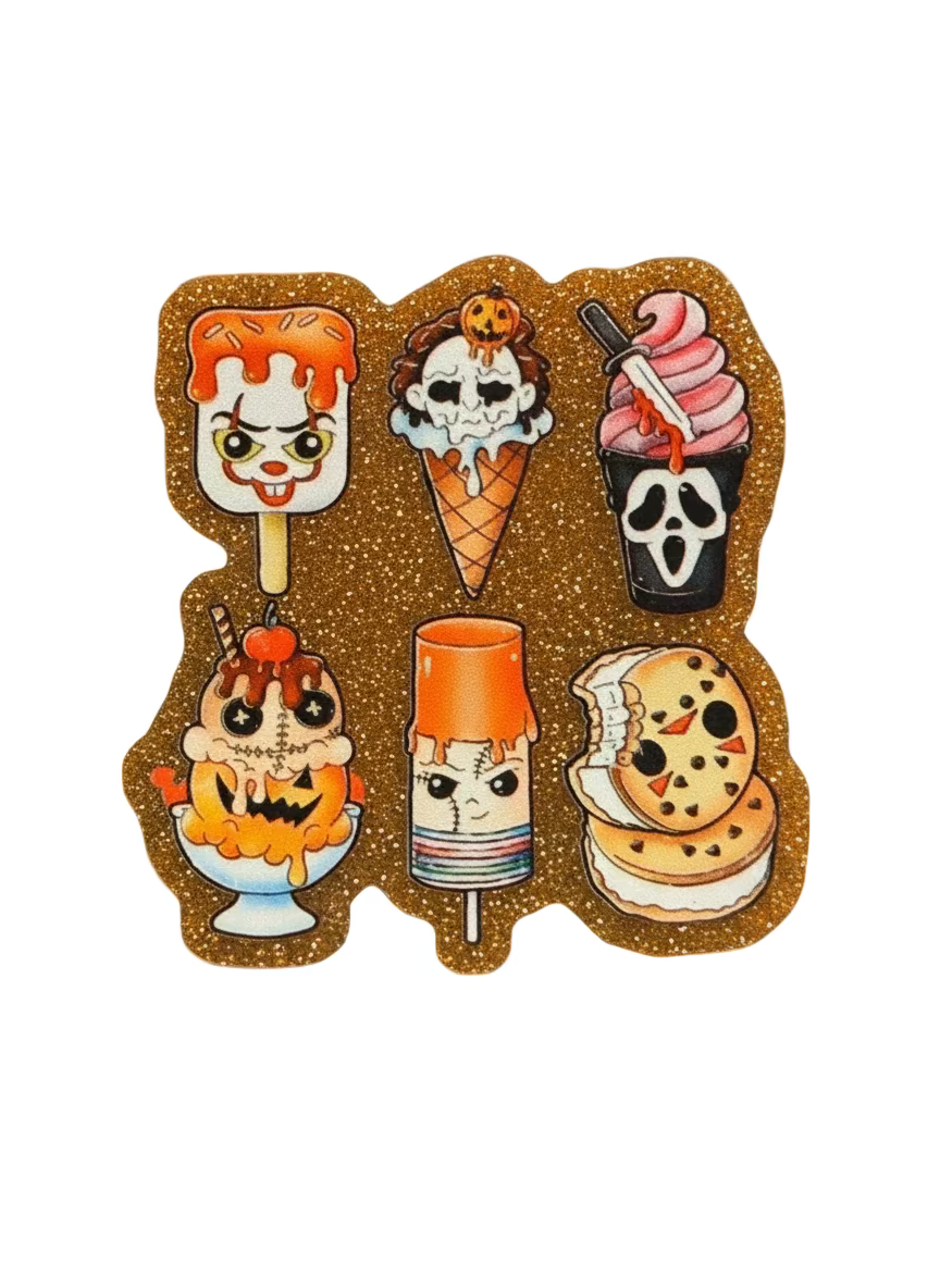 Horror Character Magnet & Clip - Small