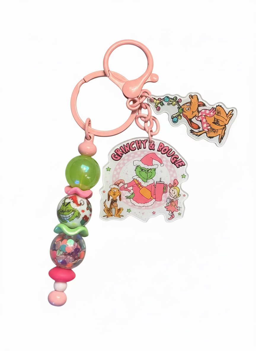 Grinch Keychain