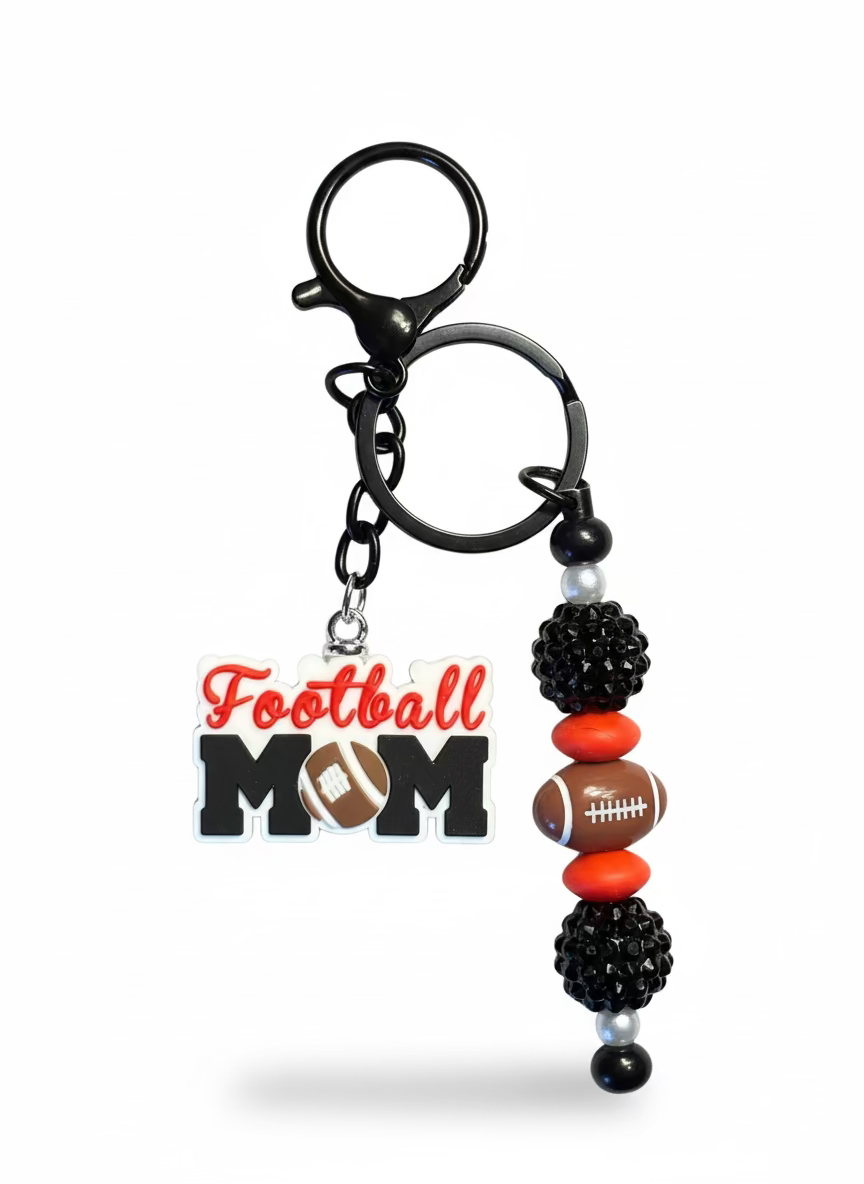 Football Mom Keychain