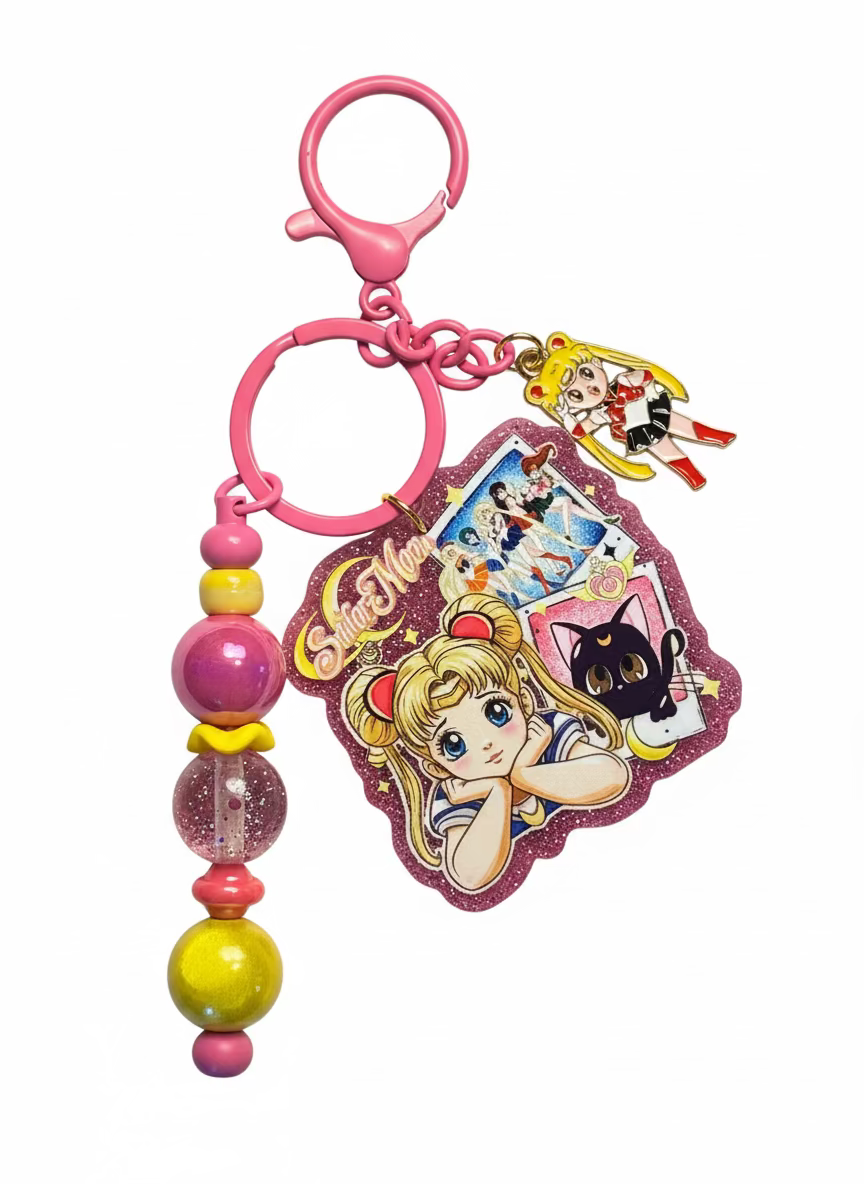 Sailor Moon Inspired Keychain