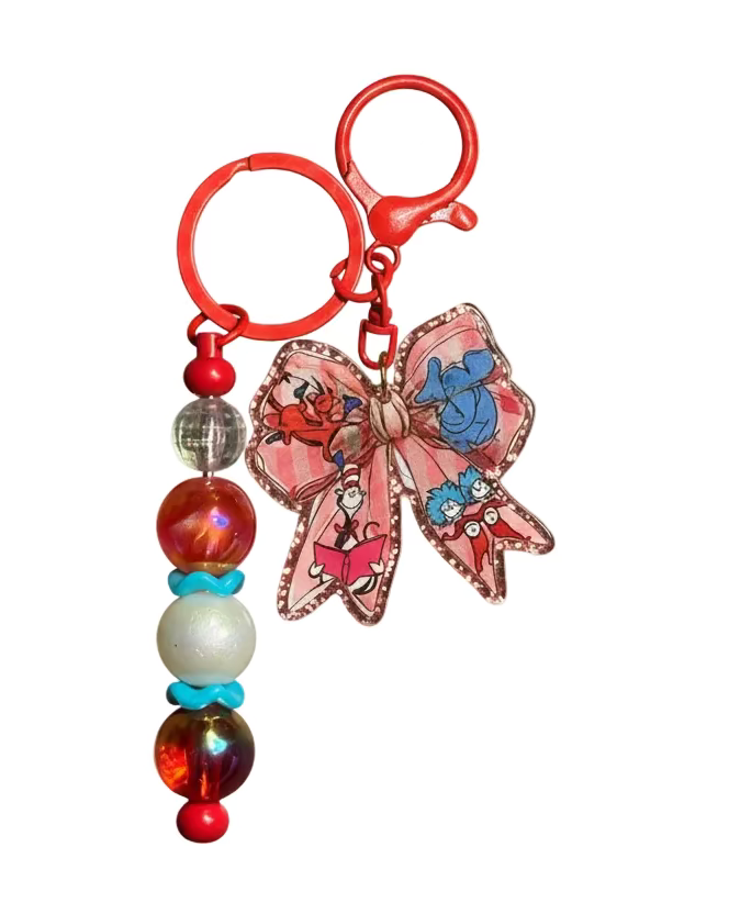 Dr. Seuss Inspired Keychain