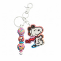 Snoopy Inspired Keychain