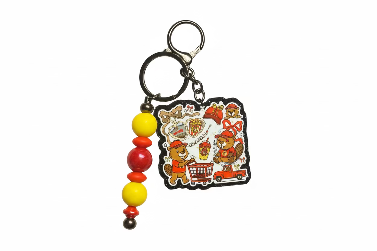 Buc-ee's Inspired Keychain