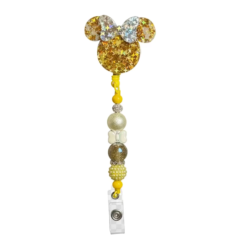 Minnie Mouse Inspired Badge Reels