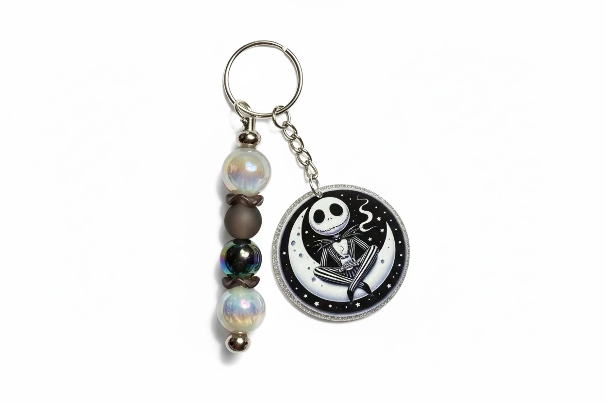 Nightmare Before Christmas Inspired Keychain