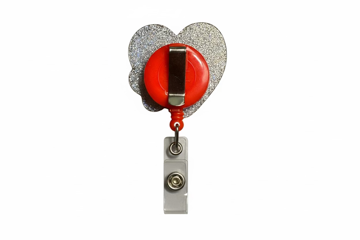 Paw Print Badge Reel
