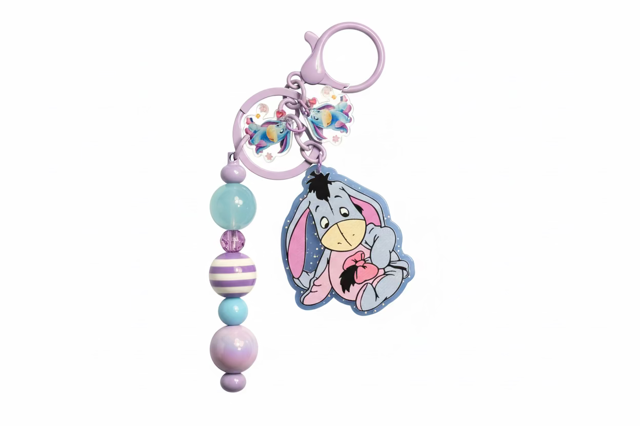 Eeyore Inspired Keychain