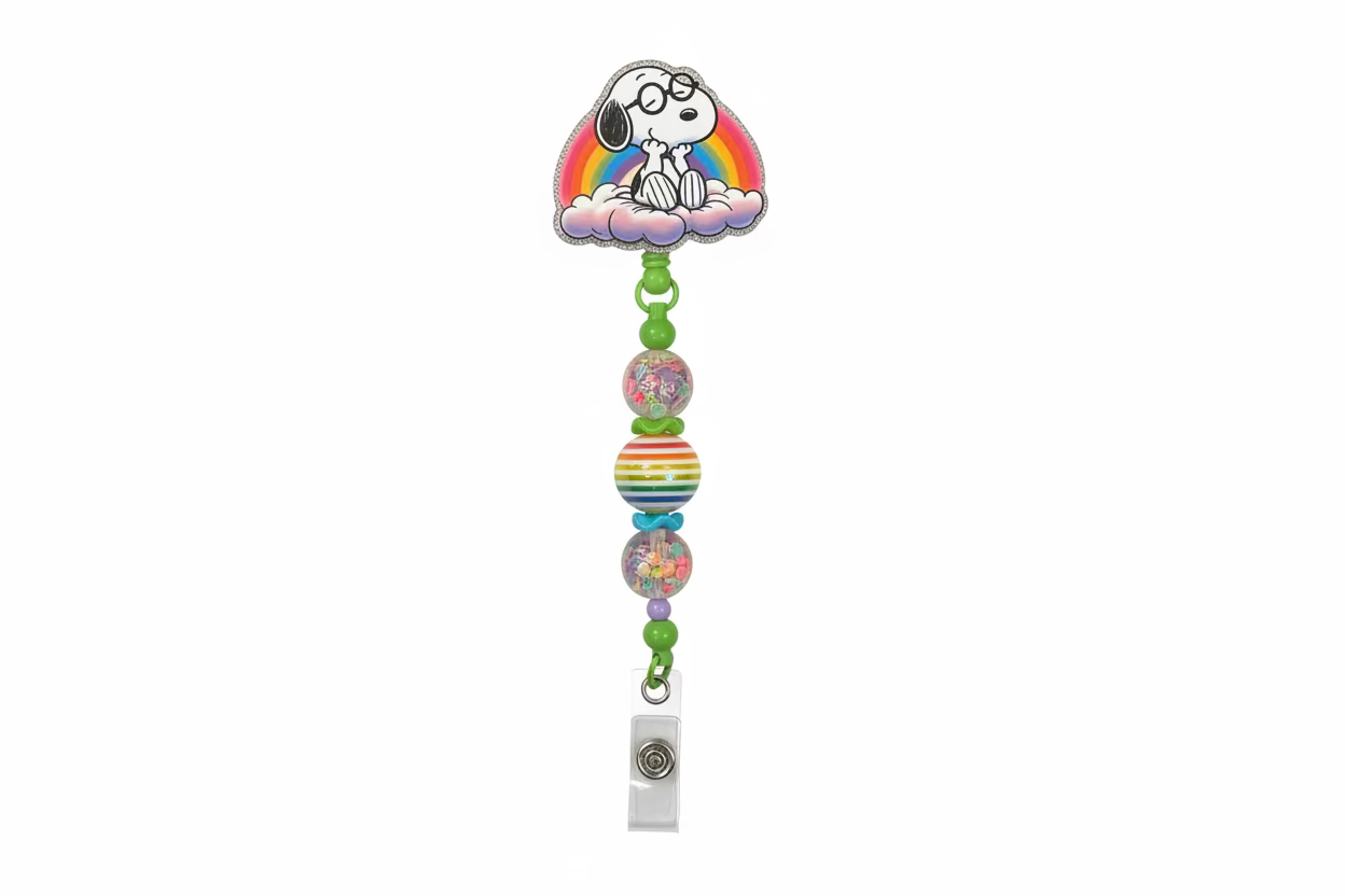 Snoopy Inspired Badge Reel