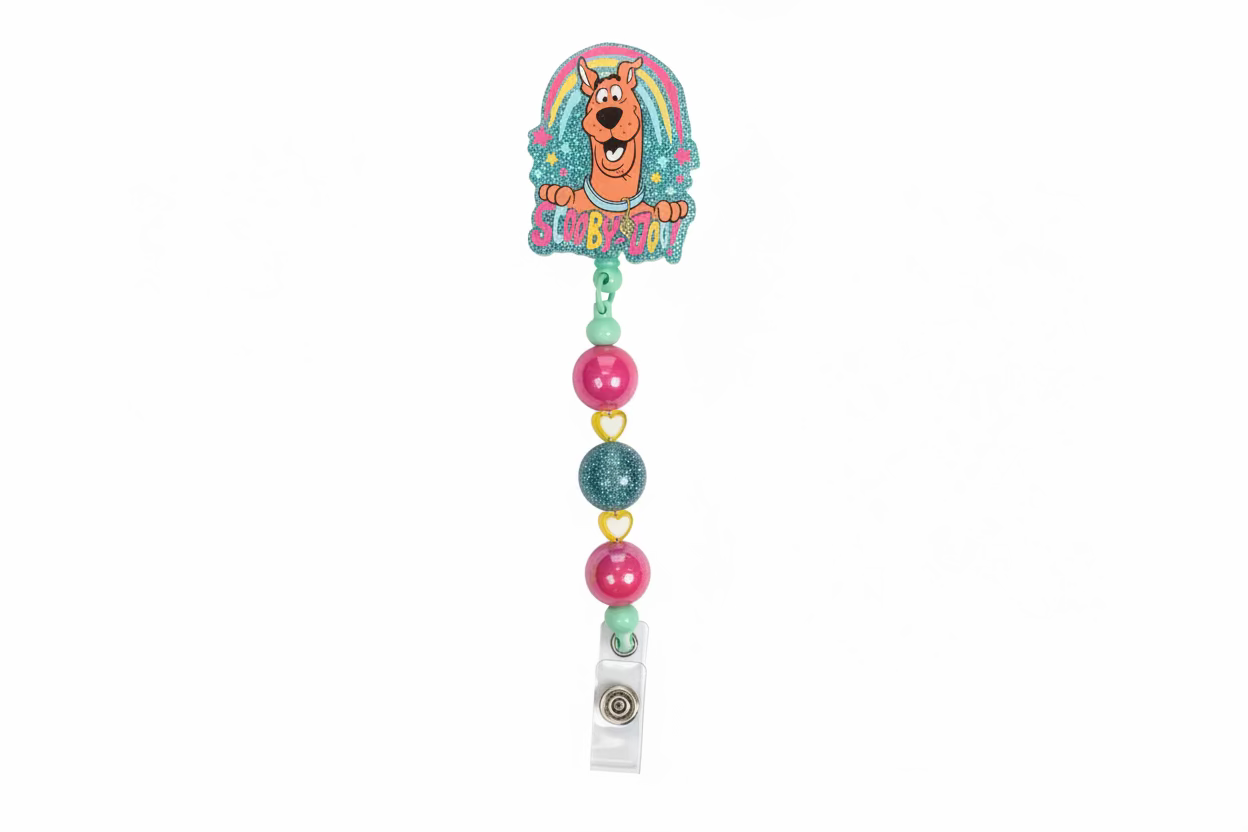 Scooby Doo Inspired Badge Reel
