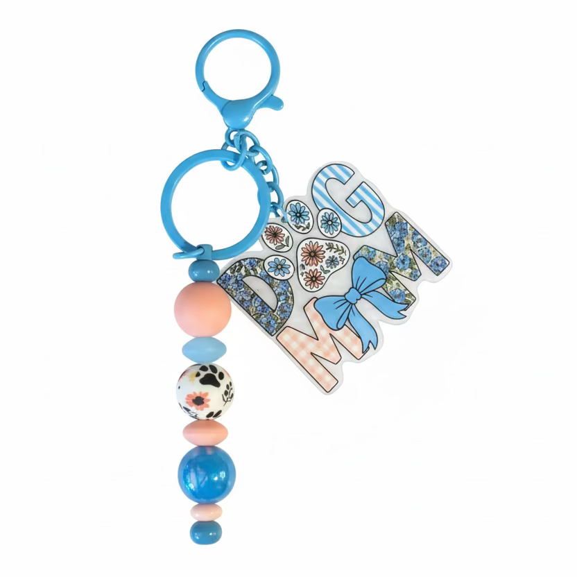 Dog Mom Keychains