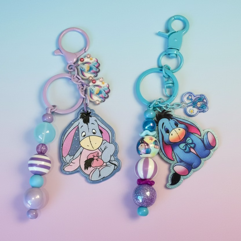 Eeyore Inspired Keychains