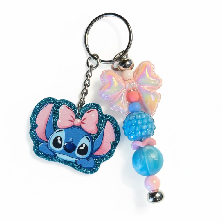 Stitch Inspired Keychains