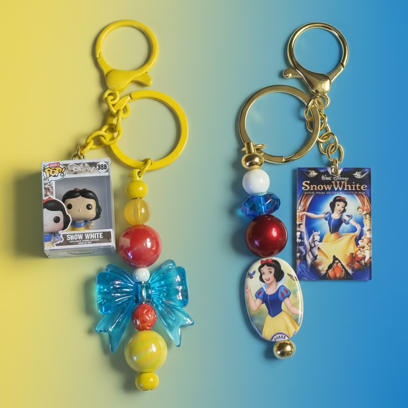 Snow White Inspired Keychains