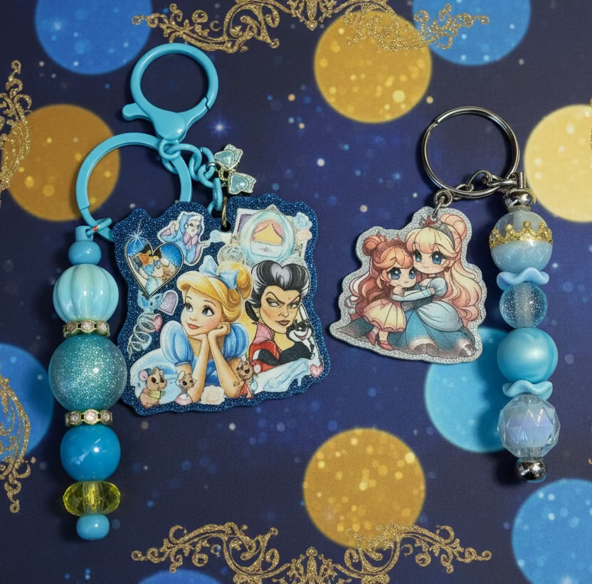 Cinderella Inspired Keychains