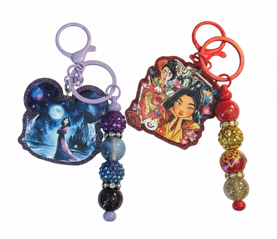 Mulan Inspired Keychains