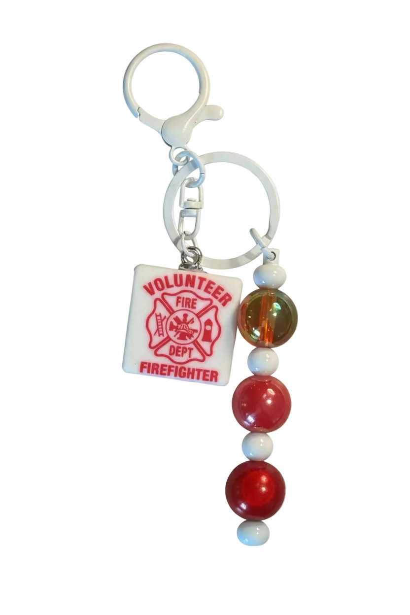 Volunteer Firefighter Keychain