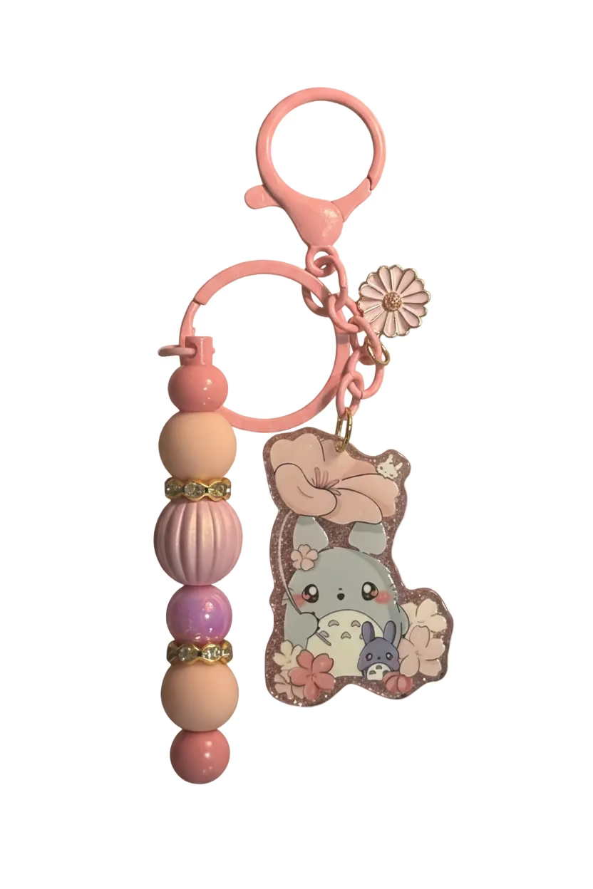 Totoro Inspired Keychain