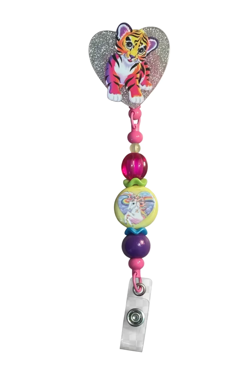 Lisa Frank Inspired Badge Reel