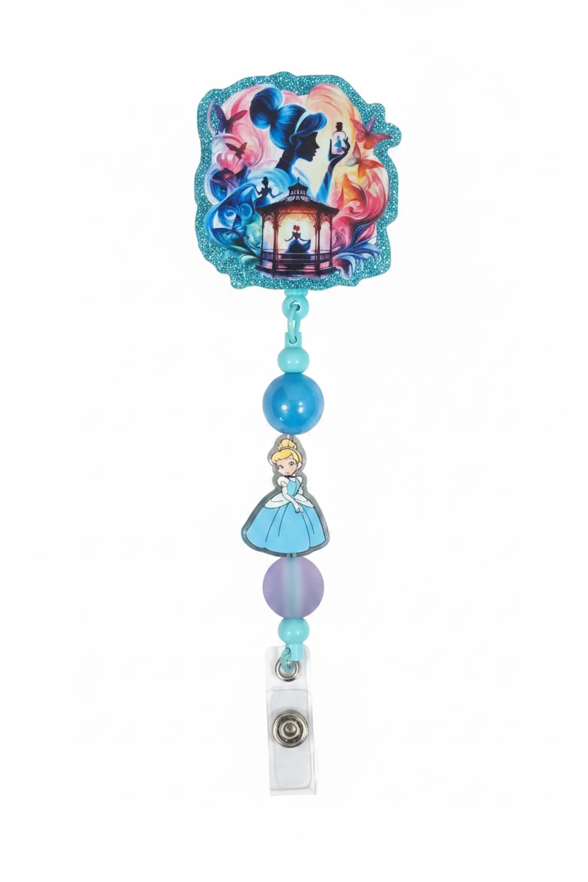 Cinderella Inspired Badge Reel