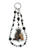 Cute But Feral Raccoon Bag Charm