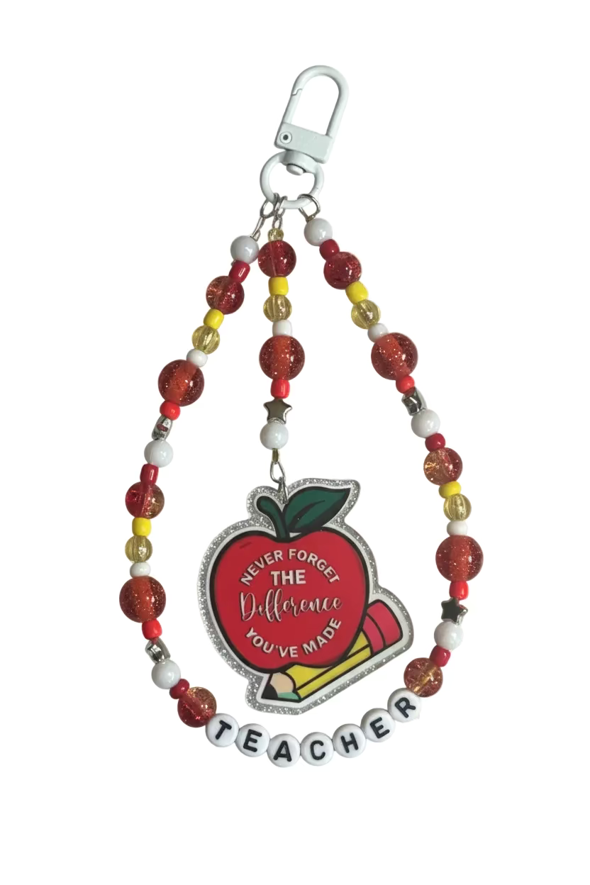 Teacher Inspired Bag Charm