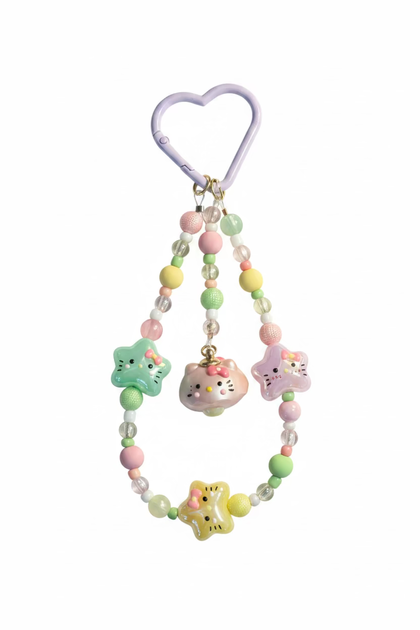 Hello Kitty Inspired Bag Charm