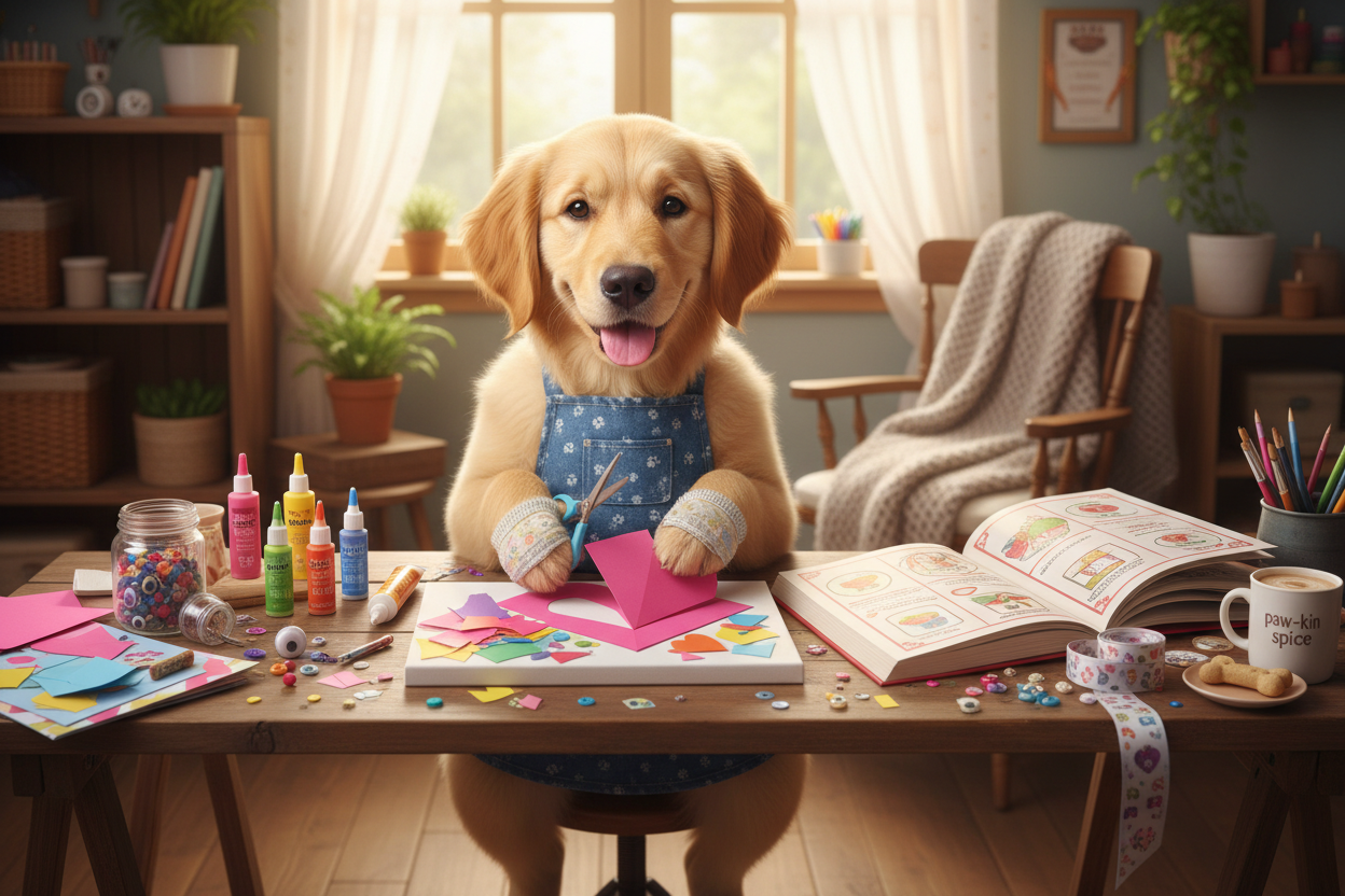 dog making crafts
