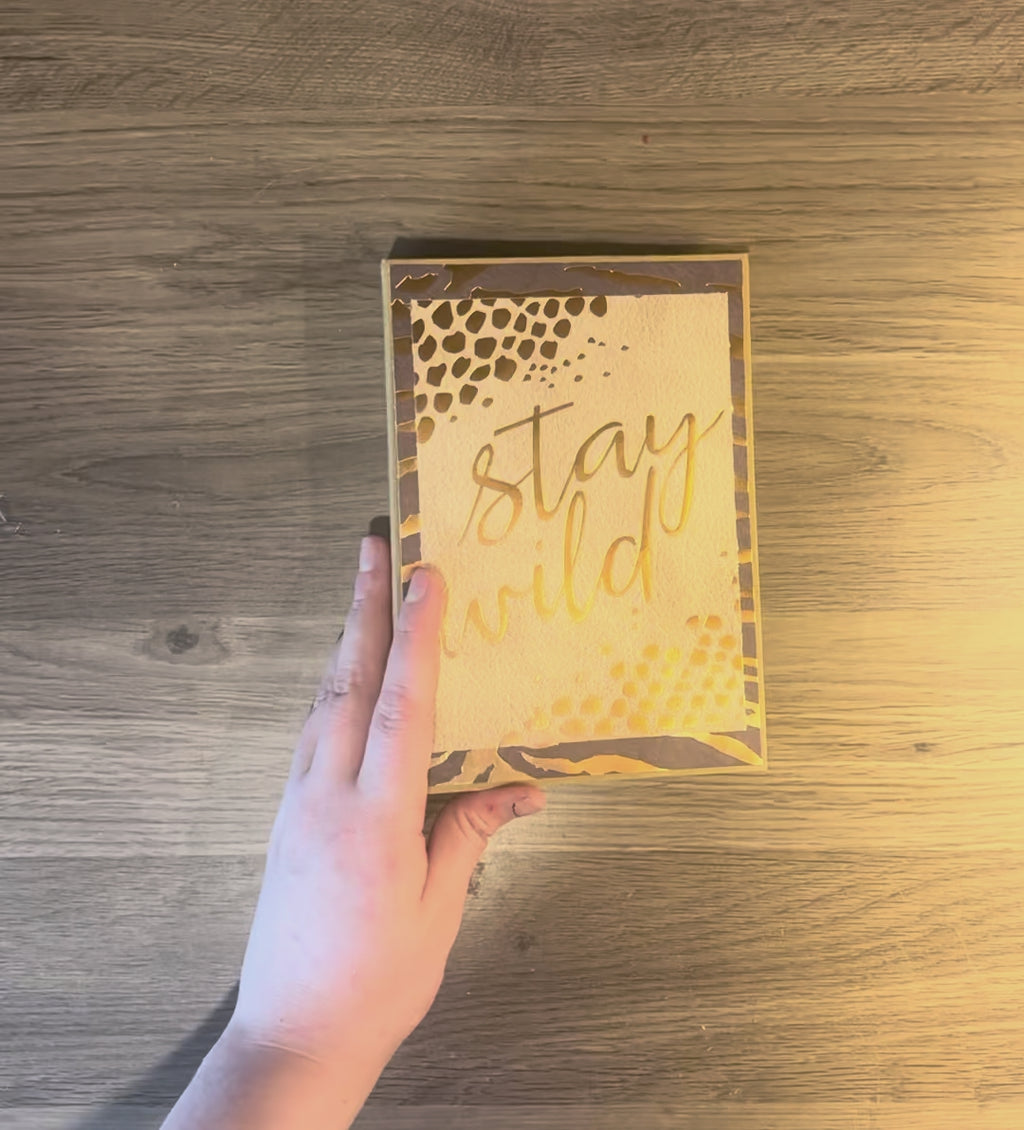 Stay Wild Mini Scrapbook