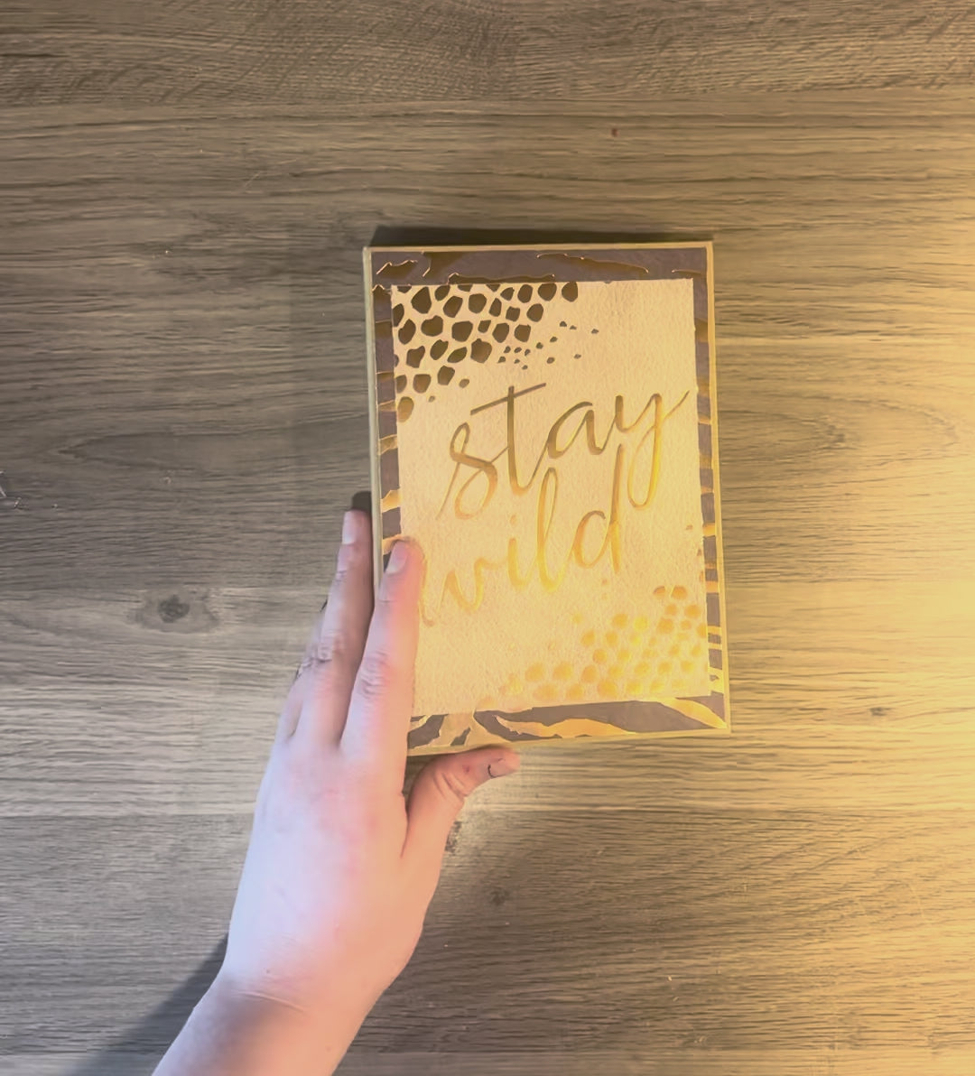 Stay Wild Mini Scrapbook