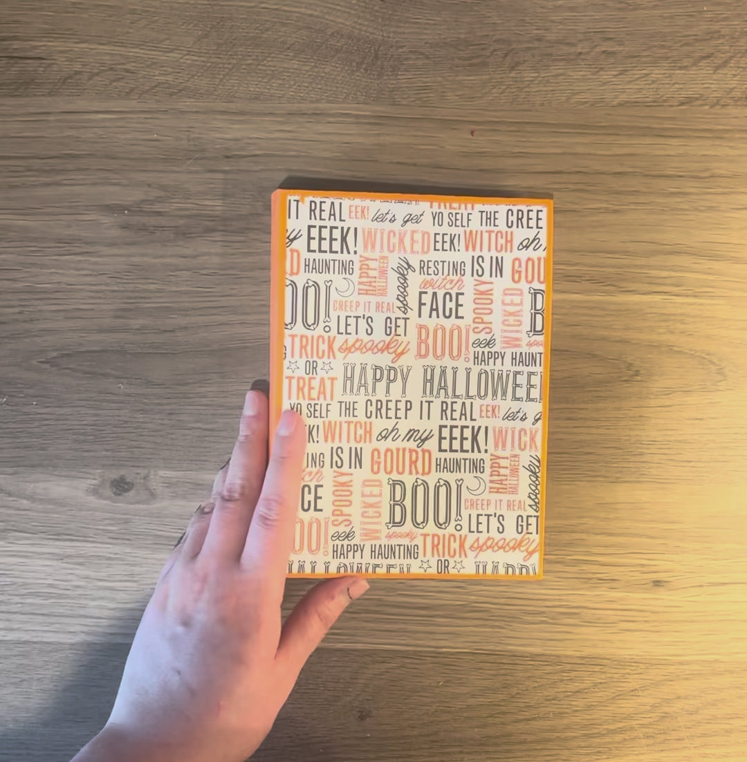 Halloween Mini Scrapbook