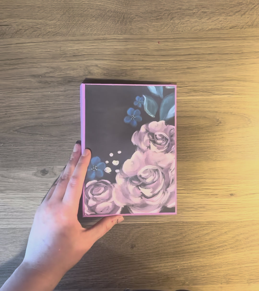 Purple Moon Mini Scrapbook