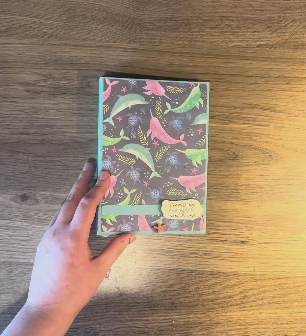 Ocean Inspired Mini Scrapbook